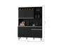 Imagem de Kit Cozinha Compacta 130cm Com 6 Portas 1 Gaveta Alice - Palladium Decor