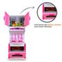 Imagem de Kit Cozinha Completa Infantil Fogão Importway Com Luzes Som Completa Rosa Com Acessórios 4 Anos