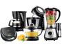 Kit Cozinha Completa KT-76 Mondial Liquidificador - Batedeira Cafeteira Sanduicheira Espremedor Imagem de Kit Cozinha Completa KT-76 Mondial Liquidificador