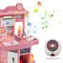 Imagem de Kit Cozinha De Brinquedo Infantil Completa Solta Água E Som