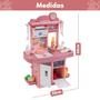 Kit Cozinha De Brinquedo Infantil Completa Solta Água E Som - ATENTU Imagem de Kit Cozinha De Brinquedo Infantil Completa Solta Água E Som