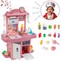 Kit Cozinha De Brinquedo Infantil Completa Solta Água E Som - ATENTU Imagem de Kit Cozinha De Brinquedo Infantil Completa Solta Água E Som