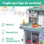 Imagem de Kit Cozinha De Brinquedo Infantil Completa Solta Água E Som