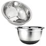 Imagem de Kit Cozinha Escorredor de Arroz e Bowl Inox Premium Base Antiderrapante