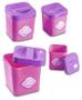 Imagem de Kit Cozinha Infantil 8 Brinquedos Airfryer Potes Liquidificador Cafeteira
