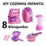 Imagem de Kit Cozinha Infantil 8 Brinquedos Liquidificador Panelinhas