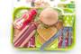 Imagem de Kit Cozinha Infantil Com Hamburguer Bandeja e Acessorios Fast Food - Food Fun FU19089