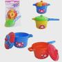 Imagem de Kit cozinha infantil com panela de pressão de brinquedo de plástico - conjunto com 2 peças