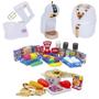 Imagem de Kit Cozinha Infantil Princesa Menina Mercado Batedeira 44Pç