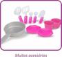 Imagem de Kit Cozinha Infantil Rosa - Magic Toys