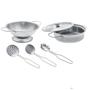 Imagem de Kit Cozinha Inox - Escorredor - Braskit