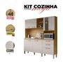 Imagem de Kit Cozinha Mega Com Tampo Freijó Soft - Kits Paraná