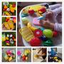 Imagem de Kit Cozinha velcr Infantil Comidinhas Brinquedo fruta crec 