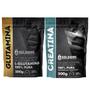 Imagem de Kit: Creatina Monohidratada 500g + Glutamina 500g - 100% Puro Importado - Soldiers Nutrition