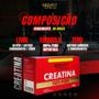 Imagem de Kit Creatina Sachê 90g Shaker Roxa 600ml - 100% Pura Importada - Red Fit Nutrition