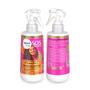 Imagem de Kit Creme de Pentear Fluido Condicionante 300ml + Óleo Reparador Proteção Térmica 42ml, Ultra Gloss Day After Cachos Revitalizados Salon Line