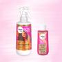 Imagem de Kit Creme de Pentear Fluido Condicionante 300ml + Óleo Reparador Proteção Térmica 42ml, Ultra Gloss Day After Cachos Revitalizados Salon Line