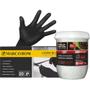 Imagem de Kit creme de pimenta negra 650g e 10 pares luvas latex p proteção marco boni