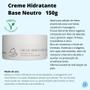 Imagem de Kit Creme e Gel Hidratante Neutro Via Aroma 150g Base Carreador