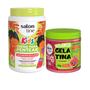 Imagem de Kit Creme Gelatina Cachos Definido Kids Melancia Salon Line