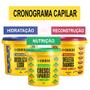 Imagem de Kit  Cronograma Capilar Chikas Masc 450g - 3 produtos Hidratação, Nutrição e Reconstrução