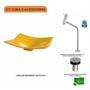 Imagem de Kit Cuba F44 com Torneira Link 1062 Metal e Válvula Click 1"B Pol. Compace