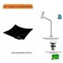 Imagem de Kit Cuba L30 com Torneira Link 1062 Metal e Válvula Click 1 1/2" Compace