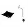 Imagem de Kit Cuba L30 com Torneira Link 1062 Metal e Válvula Click 1 1/2" Compace