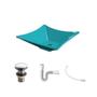 Imagem de Kit Cuba L34 C/Válvula Click 1 1/2'' (4,0cm) + Sifão Pvc + Flexível