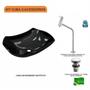Imagem de Kit Cuba L42 com Torneira Link 1062 Metal e Válvula Click 1 1/2" Compace