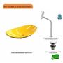 Imagem de Kit Cuba L45 com Torneira Link 1062 Metal e Válvula Click 1 1/2" Compace