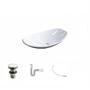 Imagem de Kit Cuba L45 com Válvula Click 1"G + Sifão PVC e Flexível Compace
