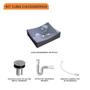 Imagem de Kit Cuba ML44 C/Válvula Click 1''B (2,6cm) + Sifão Pvc + Flexível