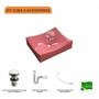 Imagem de Kit Cuba ML44 C/Válvula Click 1 Pol. Sifão PVC e Flexível Compace