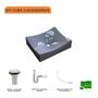 Imagem de Kit Cuba ML44 com Válvula 1 Pol. com Sifão PVC e Flexível Compace