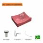 Imagem de Kit Cuba ML44 com Válvula 1 Pol. com Sifão PVC e Flexível Compace