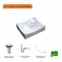 Imagem de Kit Cuba ML44 com Válvula 1 Pol. com Sifão PVC e Flexível Compace