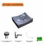 Imagem de Kit Cuba ML44 com Válvula Click 1"B Pol. com Sifão Cromado e Flexível Compace