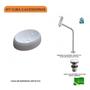 Imagem de Kit Cuba OV39 com Torneira Link 1062 Metal e Válvula Click 1 Polegada G Compace