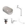 Imagem de Kit Cuba Ov42 Laila com Torneira Link 1062 e Válvula Click com Sifão e Flexível