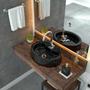 Imagem de Kit Cuba OV43 com Torneira Luxo 1195 Metal e Válvula 1 Polegada e Sifão Pvc e Flexível Compace