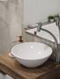 Imagem de Kit Cuba para Banheiro Basic R1 com Torneira Bica Alta Basic Celite