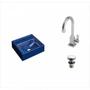 Imagem de Kit Cuba Q32 com Torneira Luxo 1195 e Válvula Click 1 Pol. 1/2
