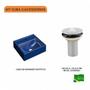 Imagem de Kit Cuba Q32 com Válvula Metal Compace