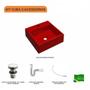 Imagem de Kit Cuba Q355 com Válvula Click 1 1/2'' + Sifão Pvc e Flexível Compace
