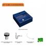 Imagem de Kit Cuba Q355 Válvula Click 1 Polegada B Sifão PVC Flexível Compace