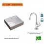 Imagem de Kit Cuba Q39 com Torneira 1198 Metal 1/4 Volta