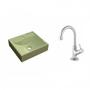 Imagem de Kit Cuba Q39 com Torneira 1198 Metal 1/4 Volta