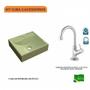 Imagem de Kit Cuba Q39 com Torneira 1198 Metal 1/4 Volta
