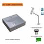 Imagem de Kit Cuba Q39 com Torneira Pratika 1060 Metal e Válvula Click 1"B Pol. Compace